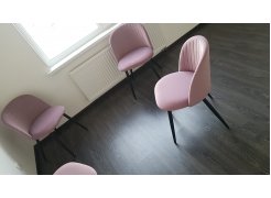 Стул на металлокаркасе Gabi 1 gray / black фото покупателя 133