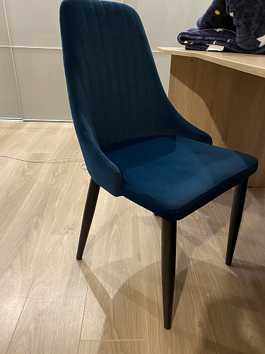 Стул на металлокаркасе Kora light blue / white фото покупателя 479