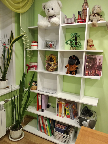 Стеллаж СТ-5 венге / беленый дуб фото покупателя 11