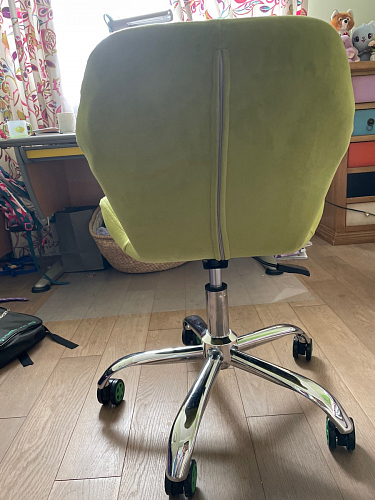 Компьютерное кресло Selfi Metalbl/Селфи Металбл серый велюр фото покупателя 5