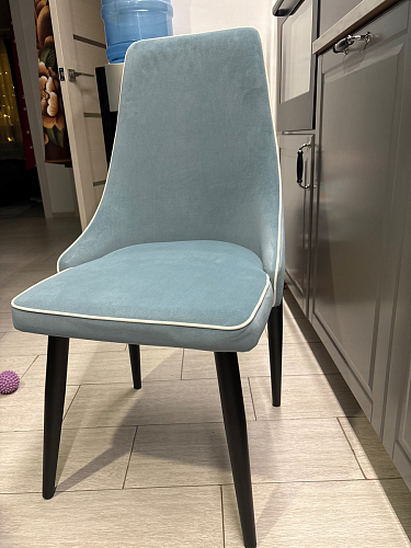 Стул на металлокаркасе Kora gray / black фото покупателя 390