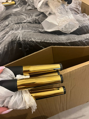 Стул на металлокаркасе Seda 1 green / gold / black фото покупателя 55