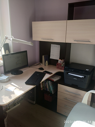 Компьютерный стол КСТ-14П белый правый  - Уцененный экземпляр фото покупателя 9