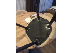 Стул на металлокаркасе Gabi 1 gray / black фото покупателя 691