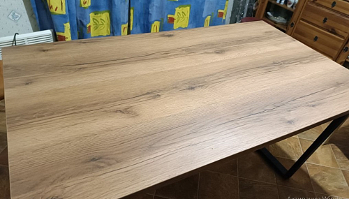 Деревянный стол Лота Лофт 120x75 дуб крафт табачный / черный матовый фото покупателя 235