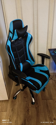 Компьютерное кресло Kano 1 light blue / black фото покупателя 46