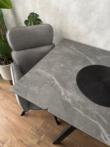 Керамический стол Норман 120(180)х80 shakespeare black / черный фото покупателя 51