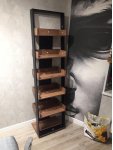 Стеллаж Nature 95 дуб табачный craft / черный: отзыв о товаре