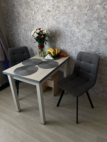 Стул на металлокаркасе Чилли зеленый / белый каркас фото покупателя 455