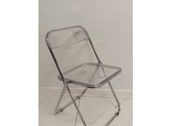 Пластиковый стул Fold складной clear gray-blue из шоурума 3