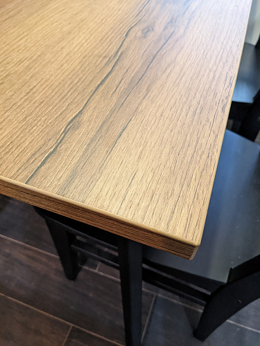 Стол Тринити Лофт 120 32 мм дуб галифакс табако / черный матовый фото покупателя 184