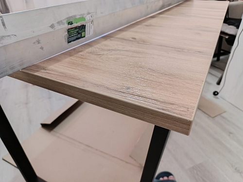 Деревянный стол Лота Лофт 140х80 дуб крафт табачный / черный матовый фото покупателя 182