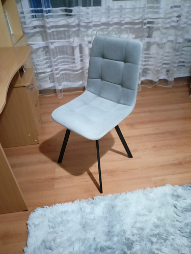 Стул на металлокаркасе Чилли бирюзовый / черный фото покупателя 1191