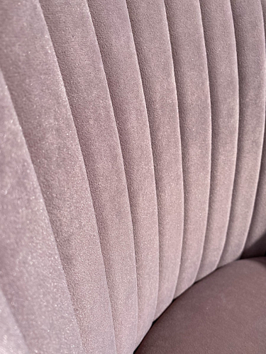 Стул на металлокаркасе Gabi 1 light purple / black / gold фото покупателя 246