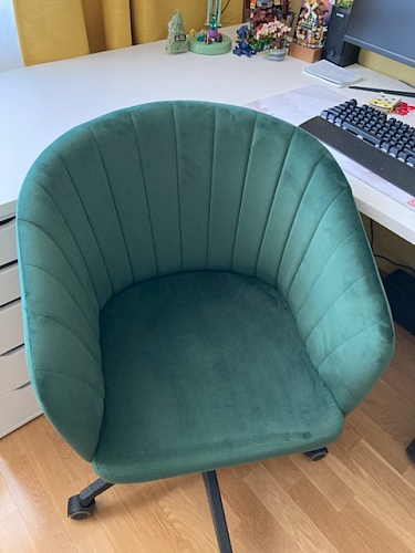 Компьютерное кресло Тибо confetti chocolate / белый фото покупателя 66