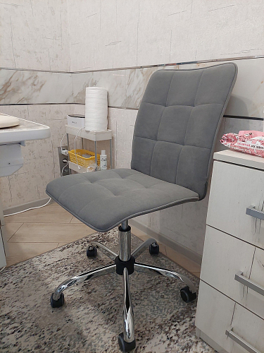 Компьютерное кресло One флок серый 29 фото покупателя 80