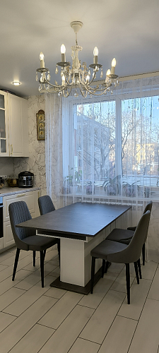 Стул на металлокаркасе Kora light blue / white фото покупателя 344