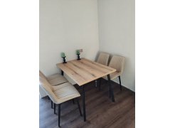 Стул на металлокаркасе Седа К крутящийся светло-серый  / белый фото покупателя 39