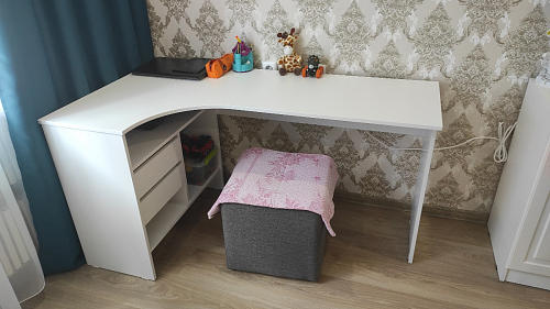 Стол письменный СПм-25 правый венге фото покупателя 56