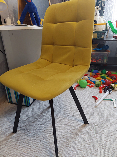 Комплект стульев Чилли 2 шт бежевый / черный фото покупателя 1195