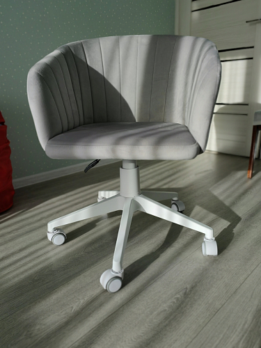 Компьютерное кресло Тибо confetti chocolate / белый фото покупателя 15