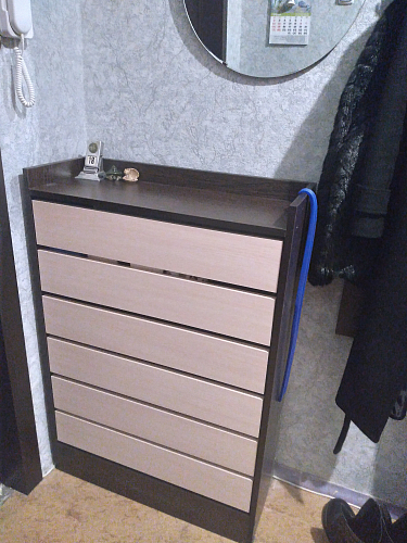 Обувница Ямайка 1 венге / дуб молочный фото покупателя 6