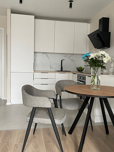 Стул на металлокаркасе Twin brown / black фото покупателя 35