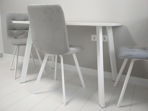 Стул на металлокаркасе Чилли бирюзовый / черный фото покупателя 1281