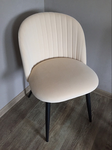 Стул на металлокаркасе Gabi 1 light purple / black фото покупателя 979