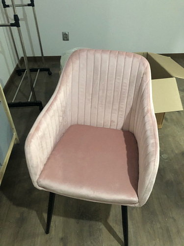 Стул на металлокаркасе Slam dark beige фото покупателя 45