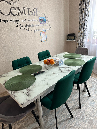 Стул на металлокаркасе Чилли бирюзовый / черный фото покупателя 1245