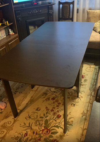 Стол обеденный раздвижной СтК7 дуб молочный фото покупателя 80