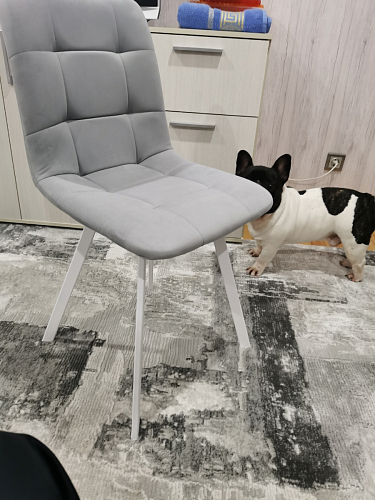 Комплект стульев Чилли 4 шт темно-серый / черный фото покупателя 264