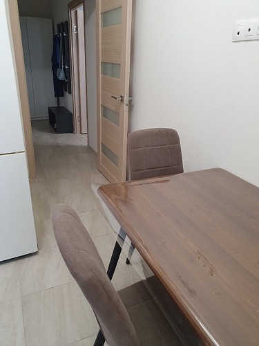 Стол Кангас 120х80х77 орех кантри / черный фото покупателя 9