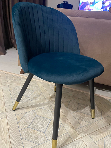 Стул на металлокаркасе Gabi gray / black фото покупателя 940