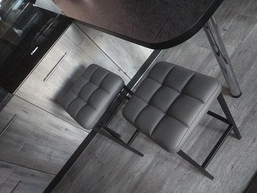 Полубарный стул Лофт мадера 20 / белый матовый фото покупателя 93