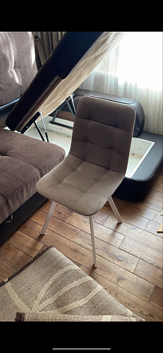 Комплект стульев Чилли 2 шт бежевый / черный фото покупателя 916