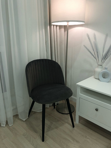 Стул на металлокаркасе Gabi latte / gold / black фото покупателя 230