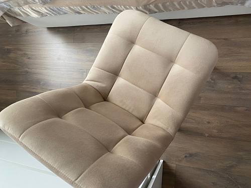 Стул на металлокаркасе Чилли синий / белый фото покупателя 1159