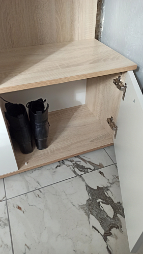 Готовая прихожая Пети дуб сонома / белый фото покупателя 36