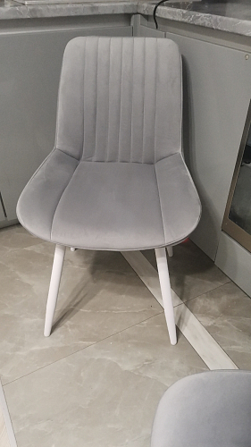 Комплект стульев Вейв 4 шт светло-серый / черный фото покупателя 3