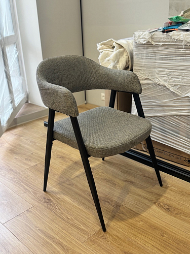 Стул на металлокаркасе Twin gray / black фото покупателя 56