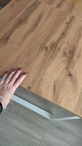 Стол Лота Лофт 140 25 мм черный матовый / бетон фото покупателя 431