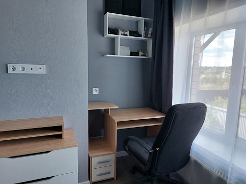 Компьютерный стол Джаз-24 левый венге фото покупателя 55