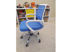 Компьютерное кресло Ergoplus blue / gray / white фото покупателя 28
