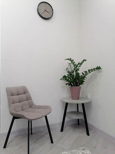 Стул на металлокаркасе Челси морская волна / черный фото покупателя 9