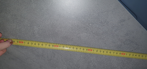 Стол Лота Лофт 120 32 мм бетон / черный матовый фото покупателя 176