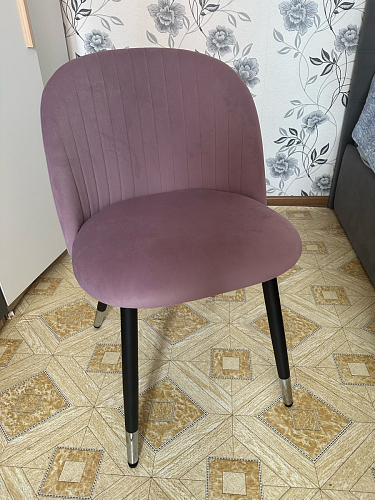 Стул на металлокаркасе Gabi latte / gold / black фото покупателя 104