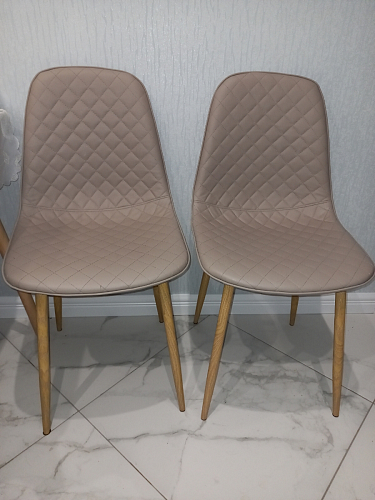 Стул на металлокаркасе Capri blue / white фото покупателя 63