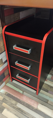 Тумба Ханна черная / красная  - Уцененный экземпляр фото покупателя 63